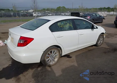2012 Honda Civic Ex-L из США, поврежденный, VIN 19XFB2F97CE337668